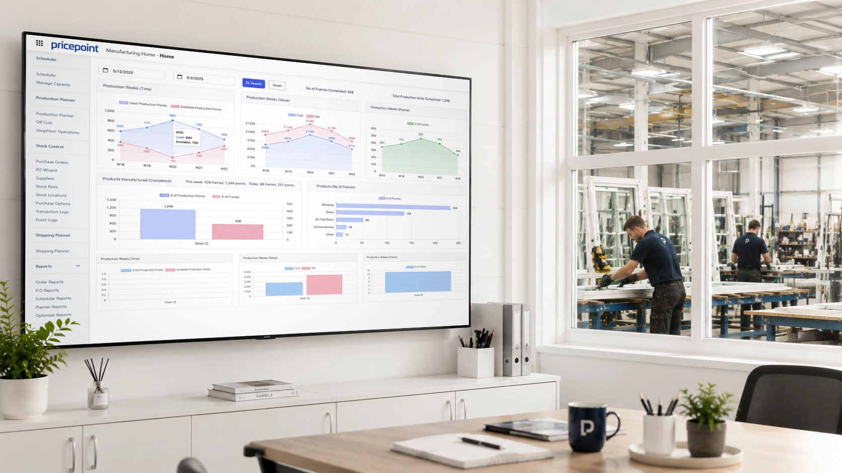 Scheduling, Stock & Purchasing